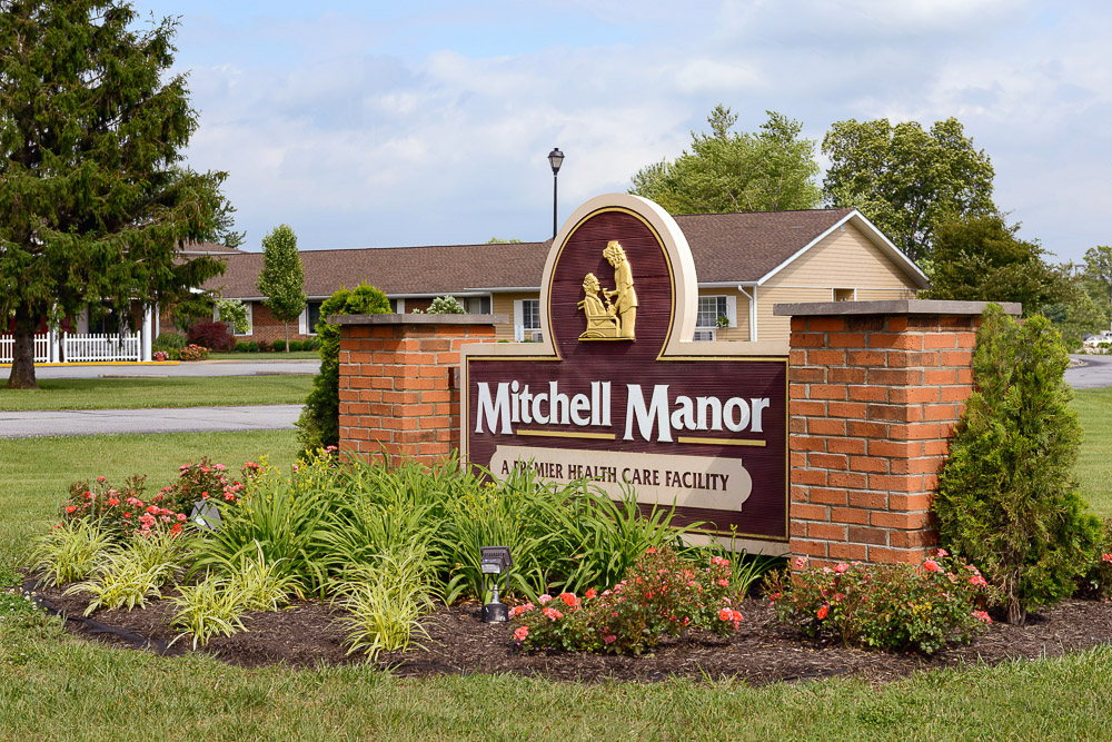Mitchell Manor Entrance Sign